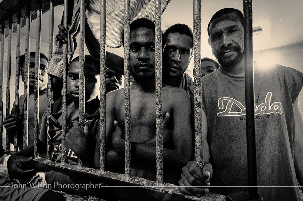 Behind Bars - Port Moresby - Photojournalism